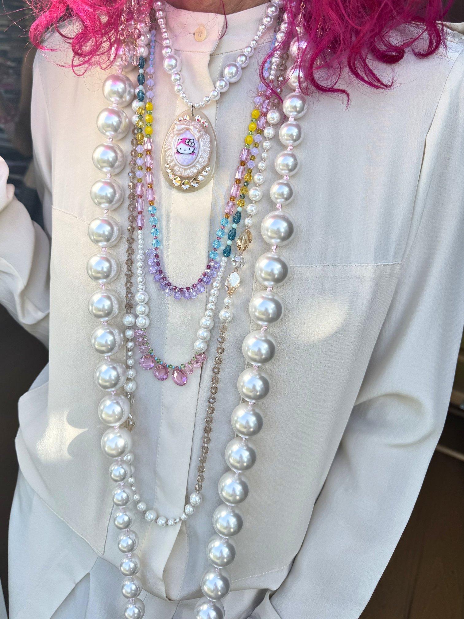 AVALON TEARDROPS NECKLACE - Image 7