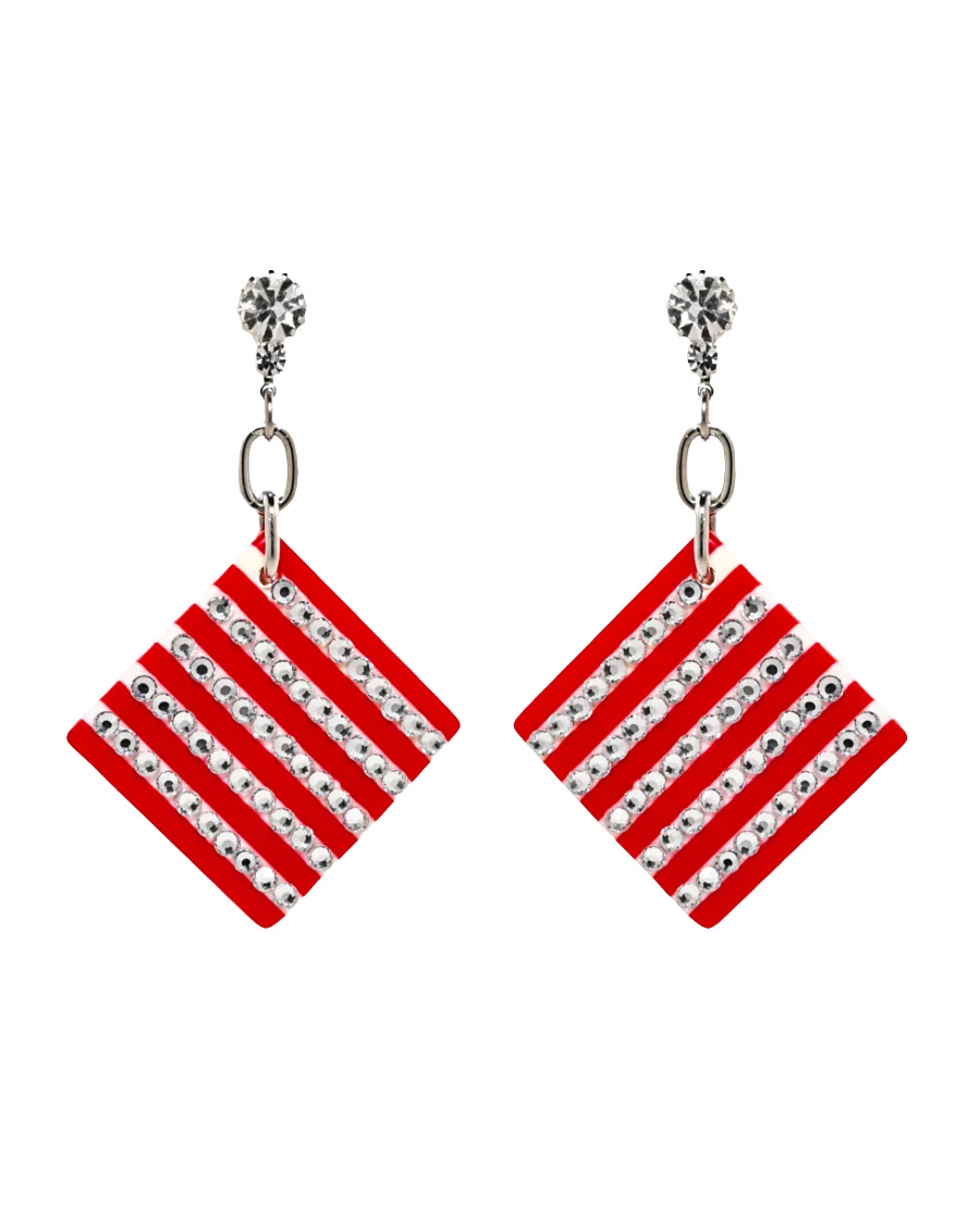 BATEAU STRIPE EARRINGS - Image 4