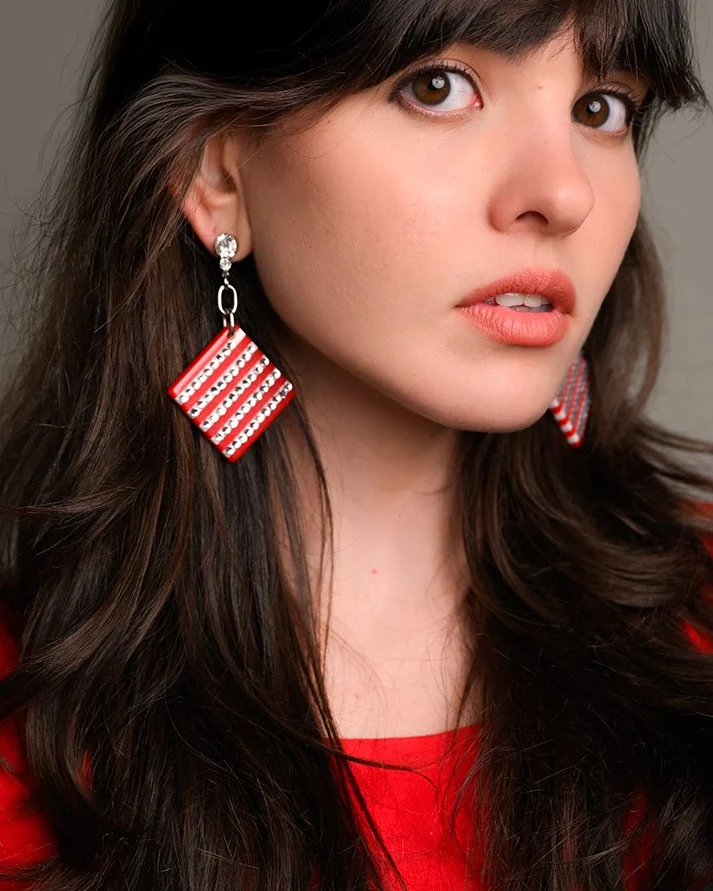 BATEAU STRIPE EARRINGS - Image 8