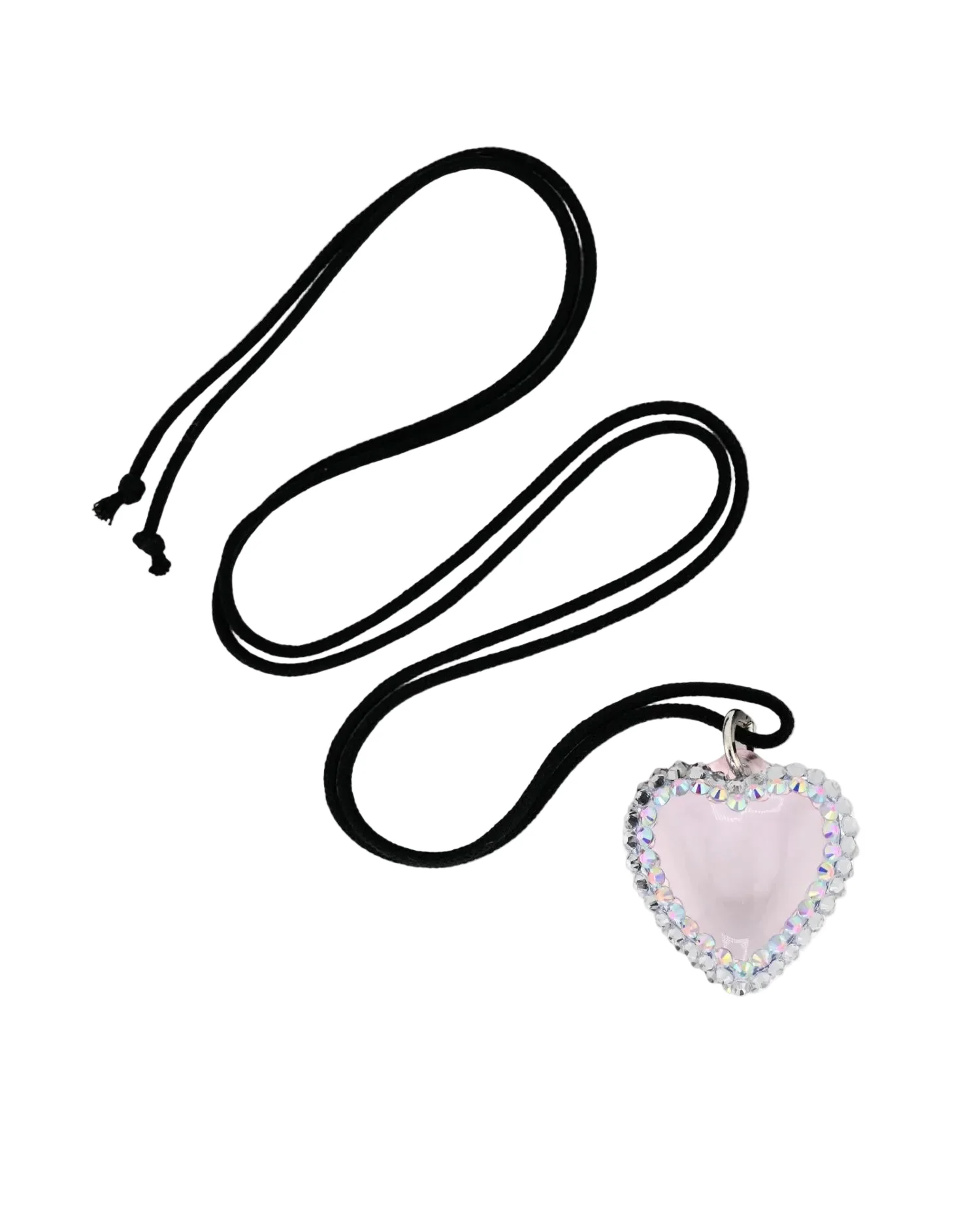 GLASSY HEART WRAP NECKLACE - Image 3