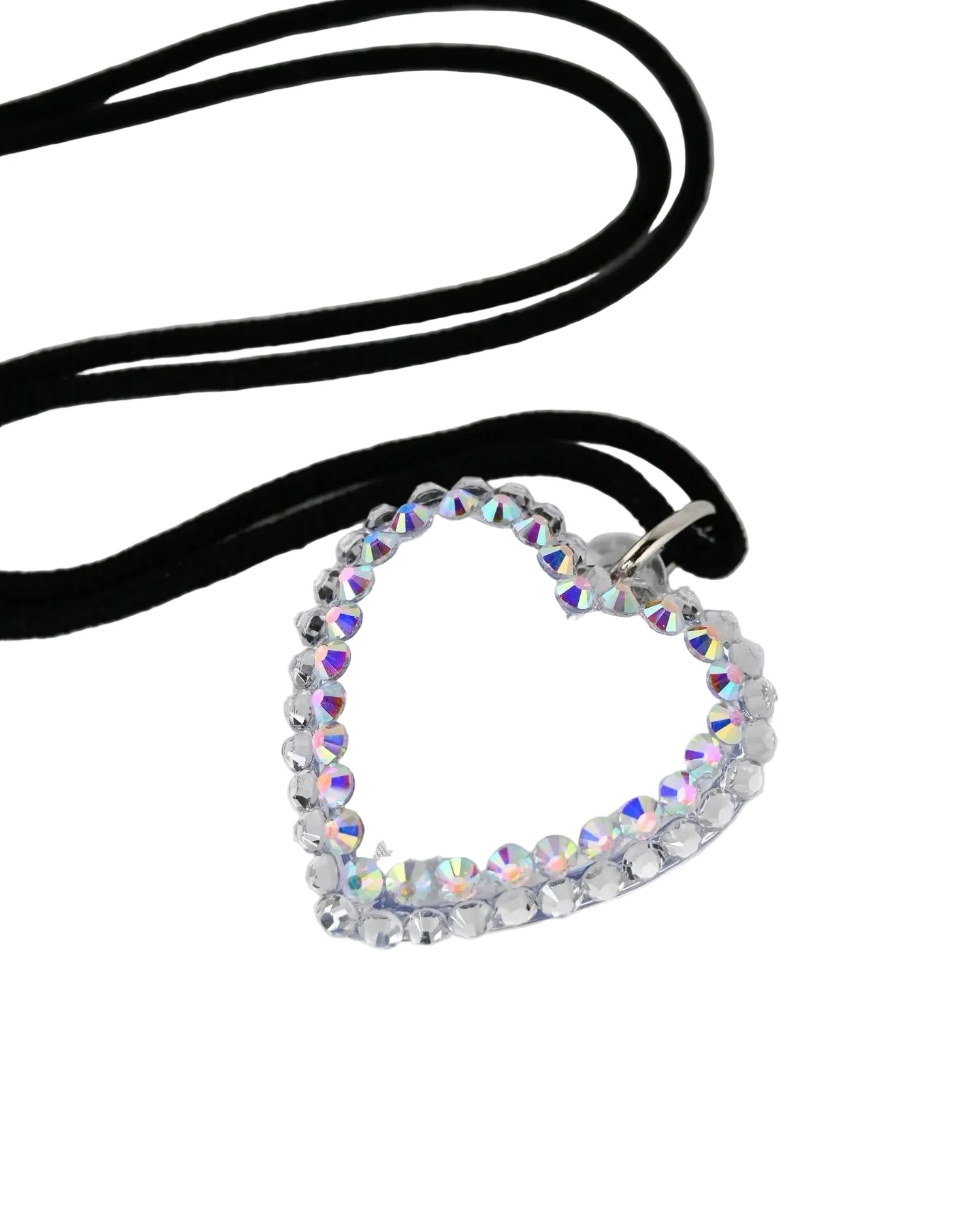 GLASSY HEART WRAP NECKLACE - Image 7