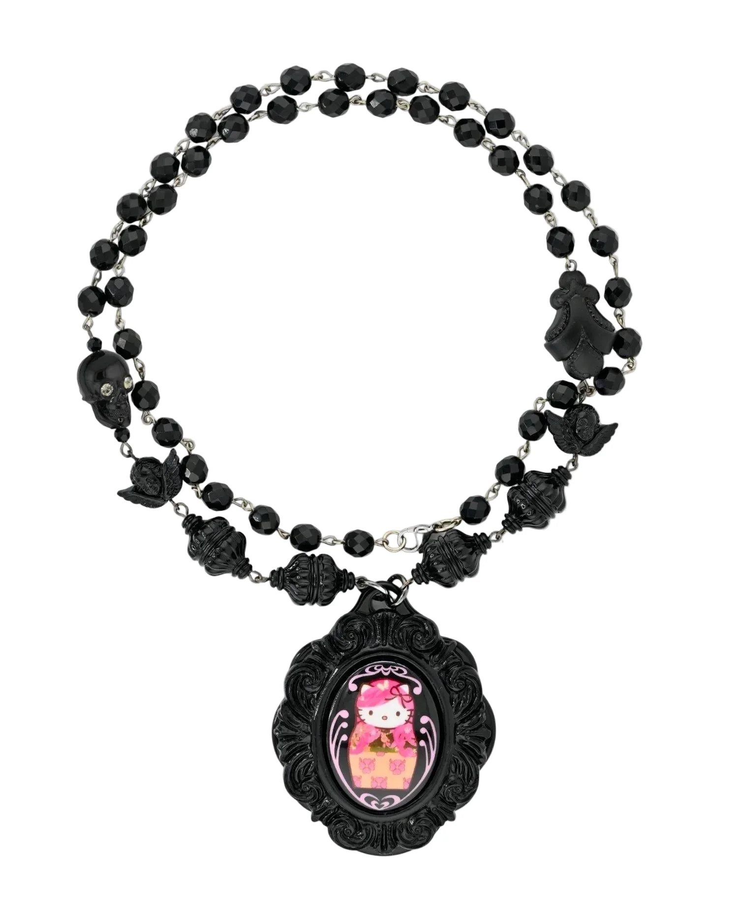 GOTHIC DOLL KITTY NECKLACE - Image 5