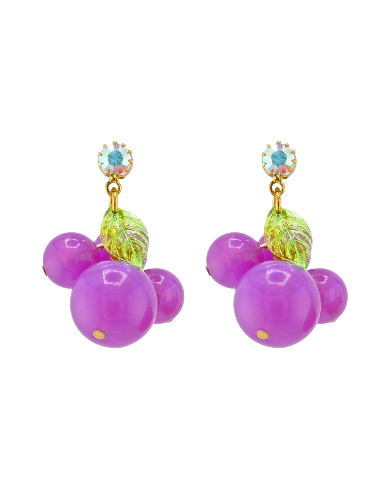 GRAPE CRUSH EARRINGS