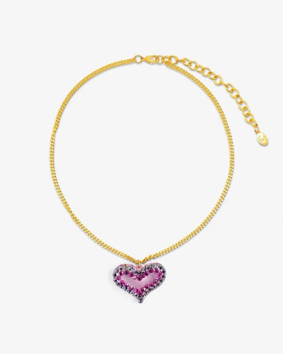 HEART OF GLASS NECKLACE - Image 3