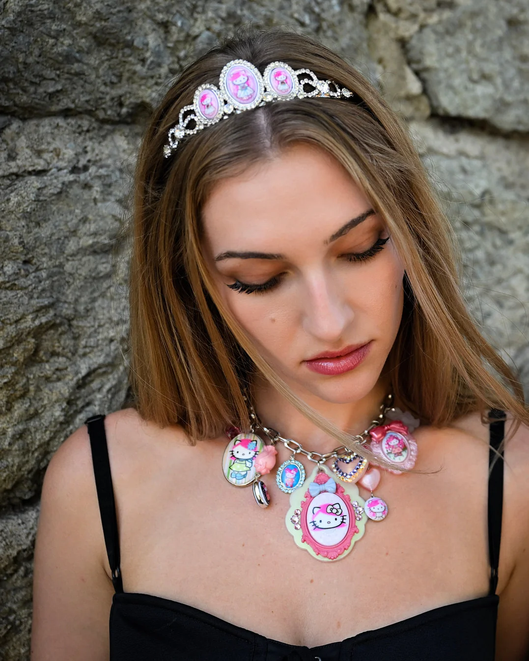 KITTY PORTRAIT SUPERCHARM NECKLACE - Image 3