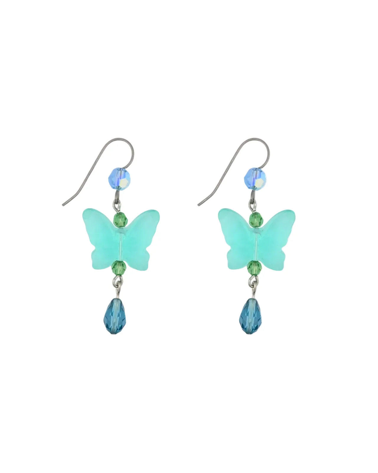 NEON BUTTERFLY EARRINGS