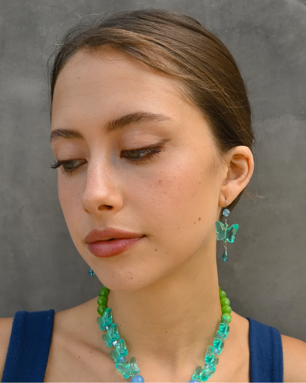 NEON BUTTERFLY EARRINGS - Image 2