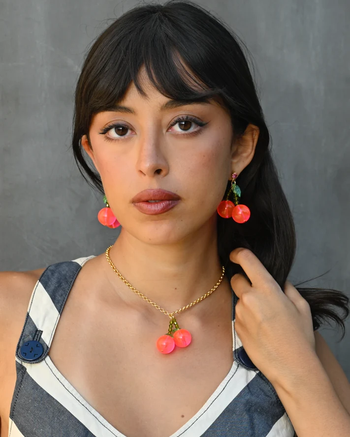 NEON CHERRY BOMB NECKLACE - Image 2