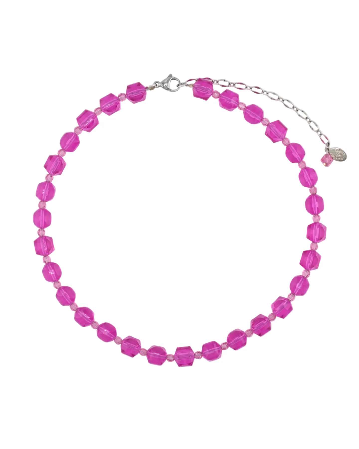 PETIT GEM CUT LUCITE NECKLACE