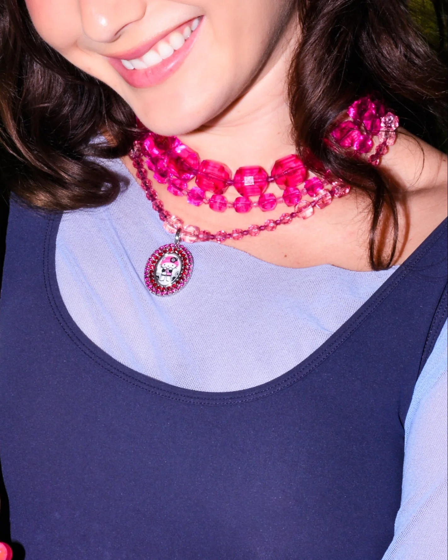 PETIT GEM CUT LUCITE NECKLACE - Image 10
