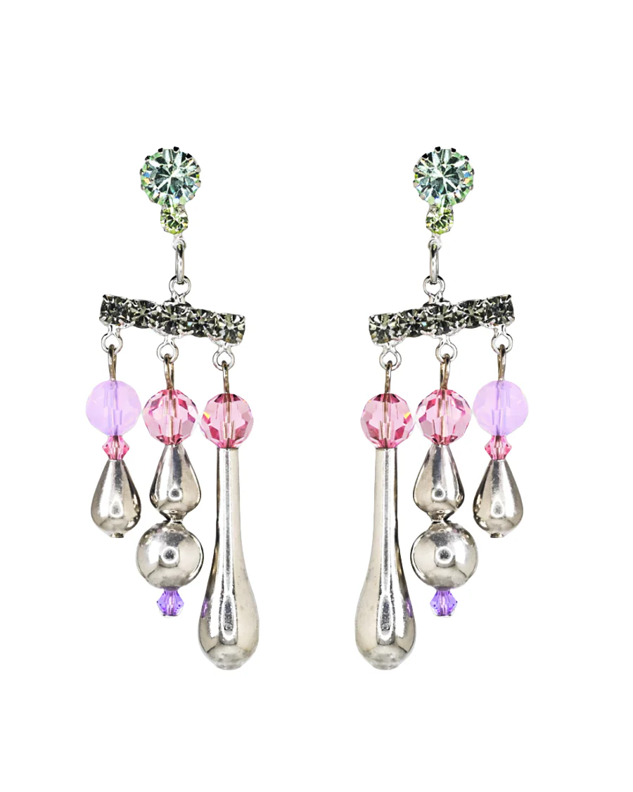 PINK TEARS EARRINGS