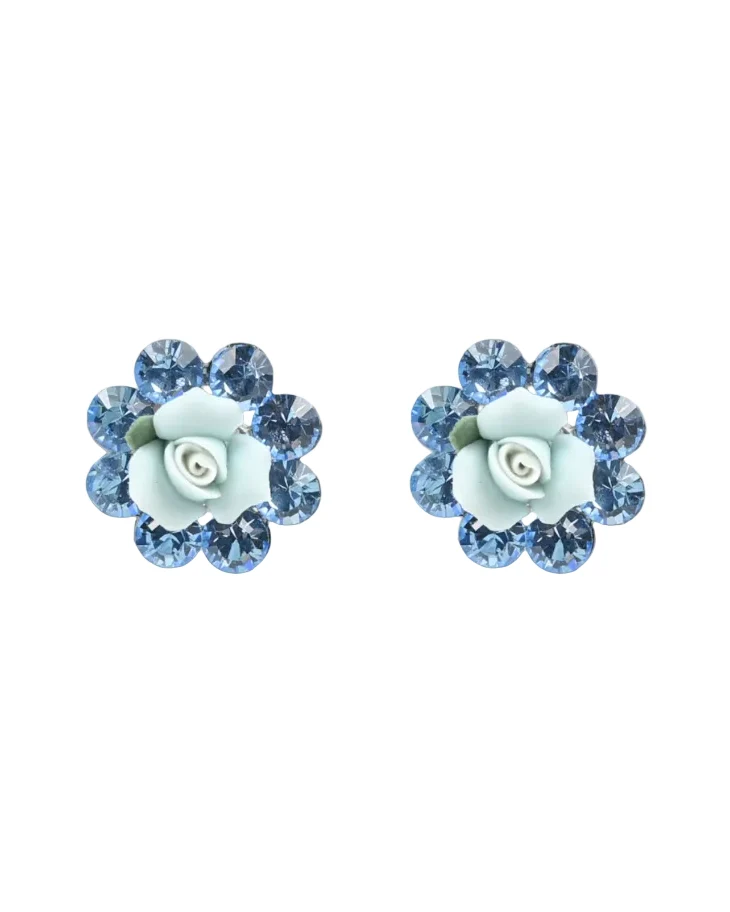 ROSE FLOWER EARRINGS - Image 4