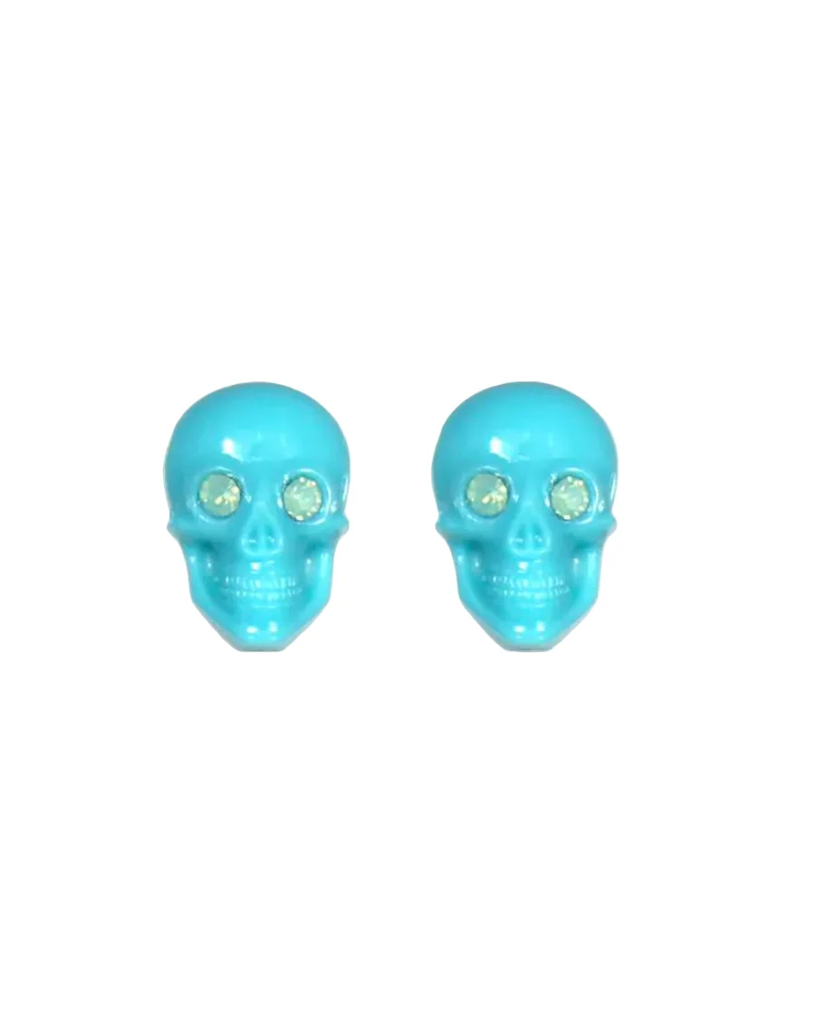SKULL STUD EARRINGS - Image 5